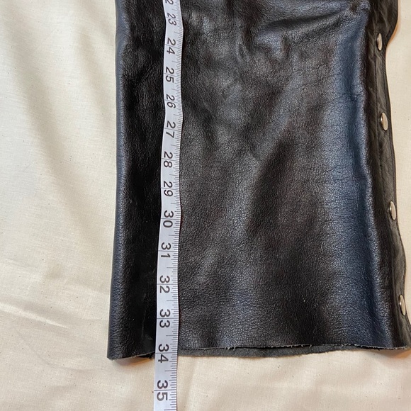 Motorcycle Leather Chaps by Xelement perfect condition superior quality - Picture 12 of 15